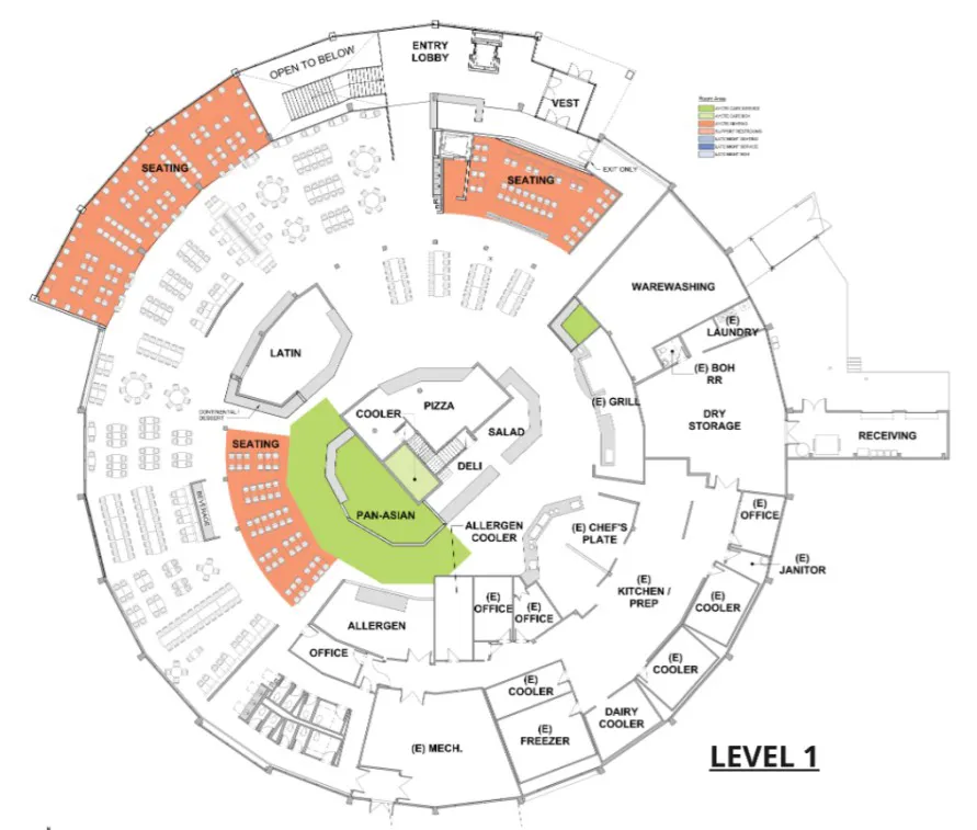 Rendering of SS renovation floor plan