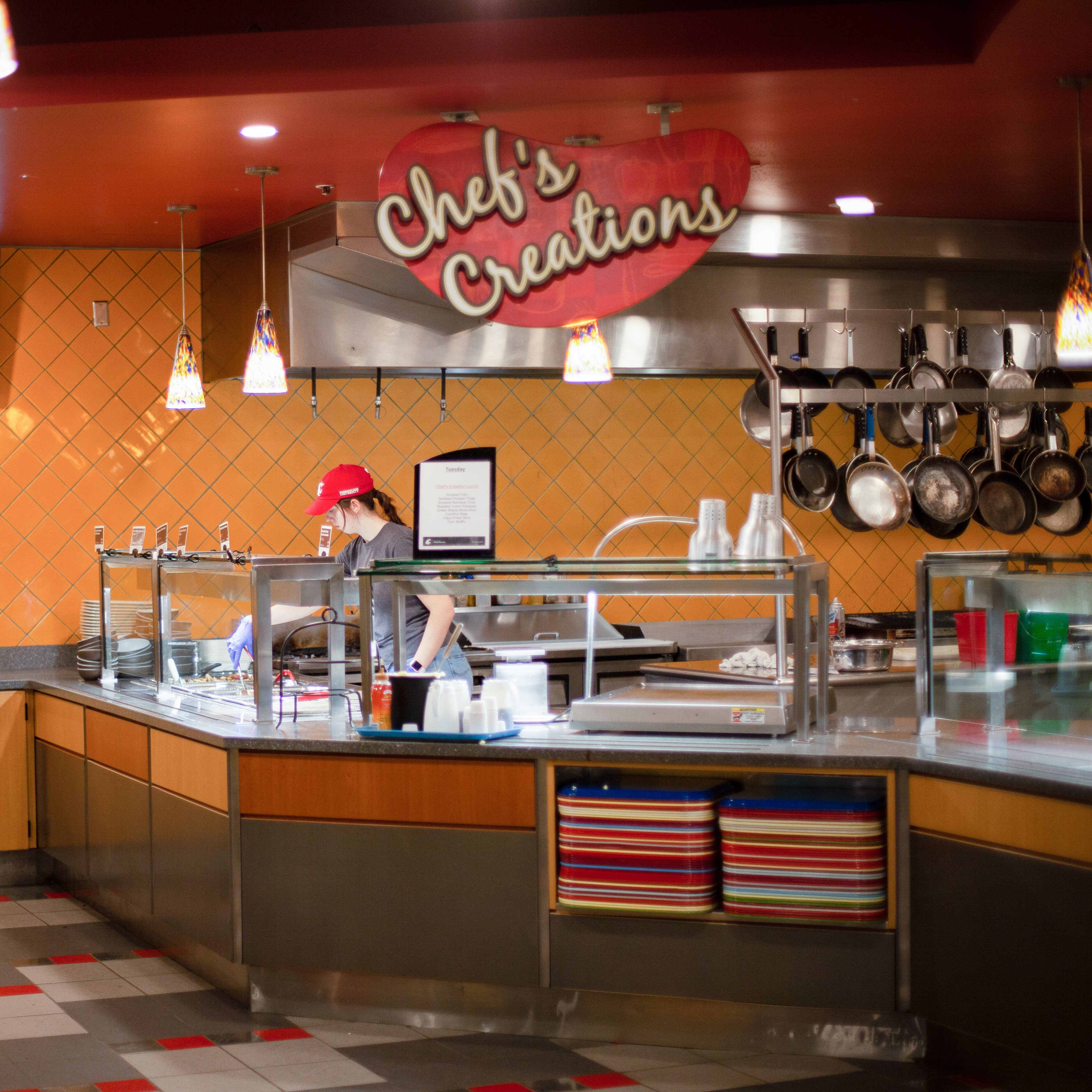 Chef's Creation station. 